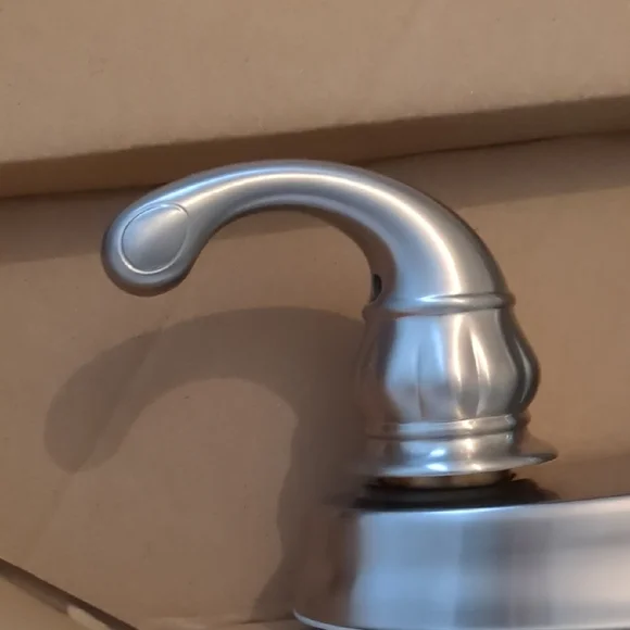 Brushed Nickel Two-Handle Faucet - Picture 3 of 5